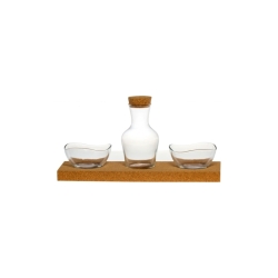 Set mit Glas Schalen